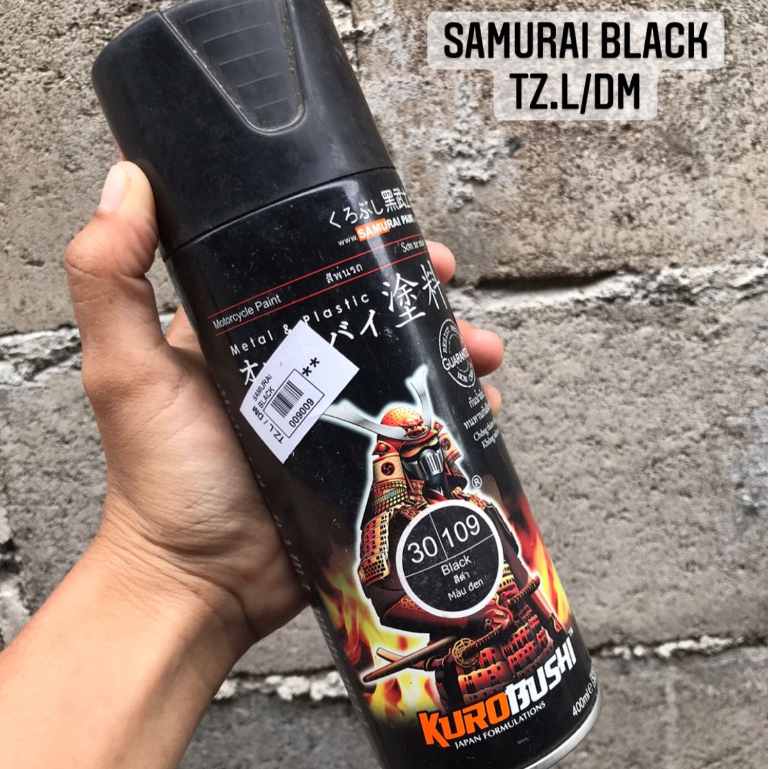 Pilok Pilox Samurai Paint Kurobushi 400ml (Black, Clear, Red, Blue, Green, Gold, Grey, Silver, dll) 
