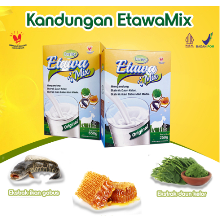 

SUSU KAMBING ETAWAMIX - SUSU BUBUK HERBAL BPOM HALAL