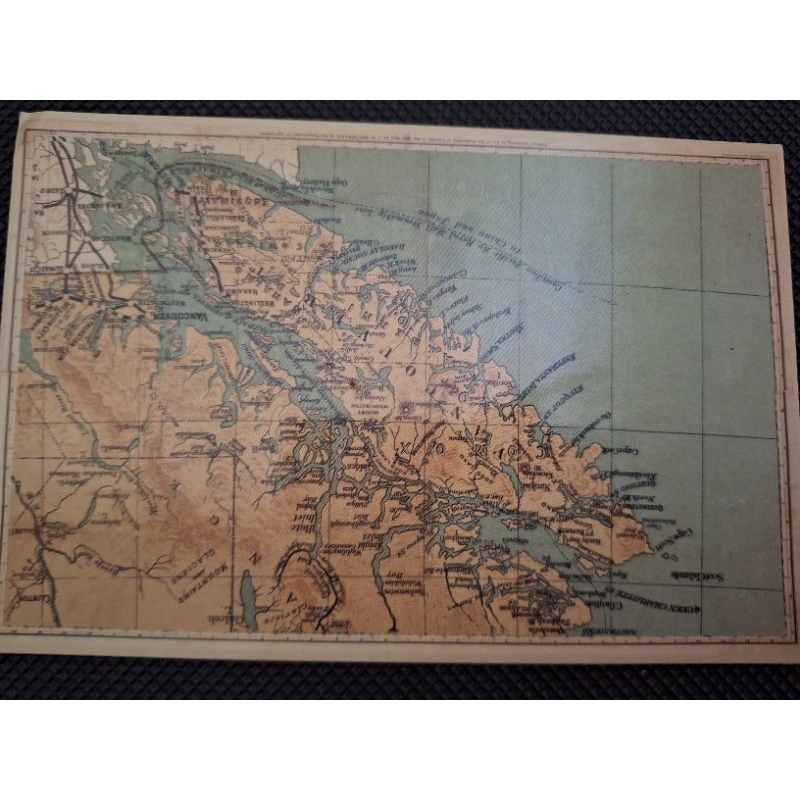 

kartu pos peta/map postcard