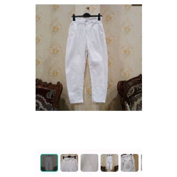 Zara Paperbag Baggy Jeans