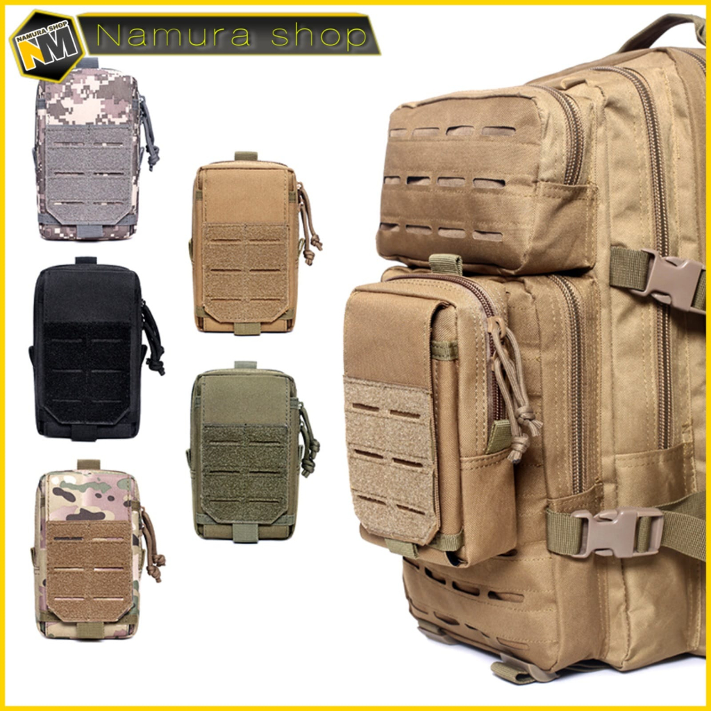[YF-338] Tas HP Pria / Tas Pinggang  Pria  untuk HP/ Tas HP Tactical  Bahan Kanvas Nilon/Tas HP Ping