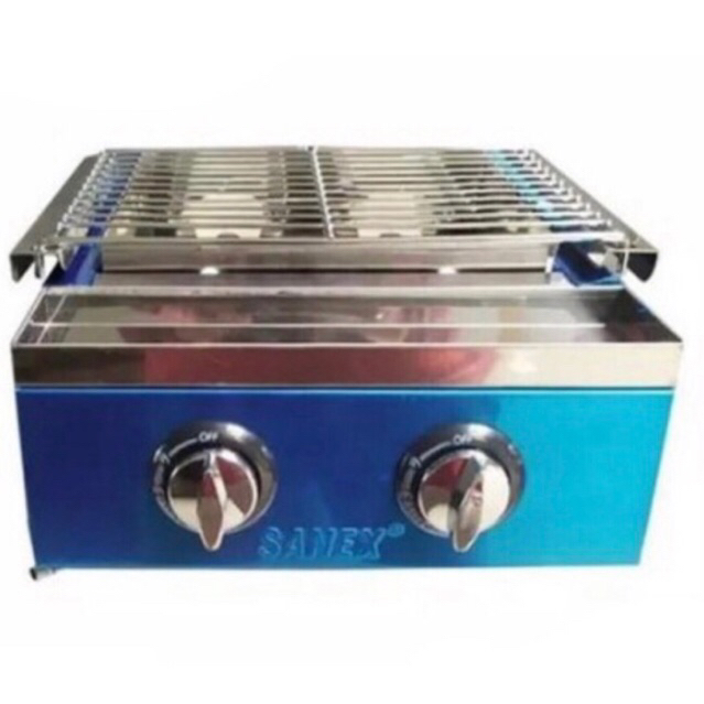 SANEX Kompor Gas Panggangan Sosis / BBQ Grill Gas Stove SN-KP02 - 2 Tungku