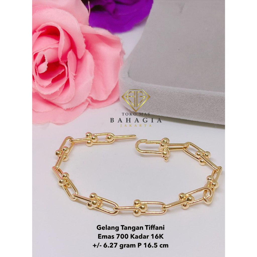 Gelang Tangan Fashion Emas 700 Kadar 16K