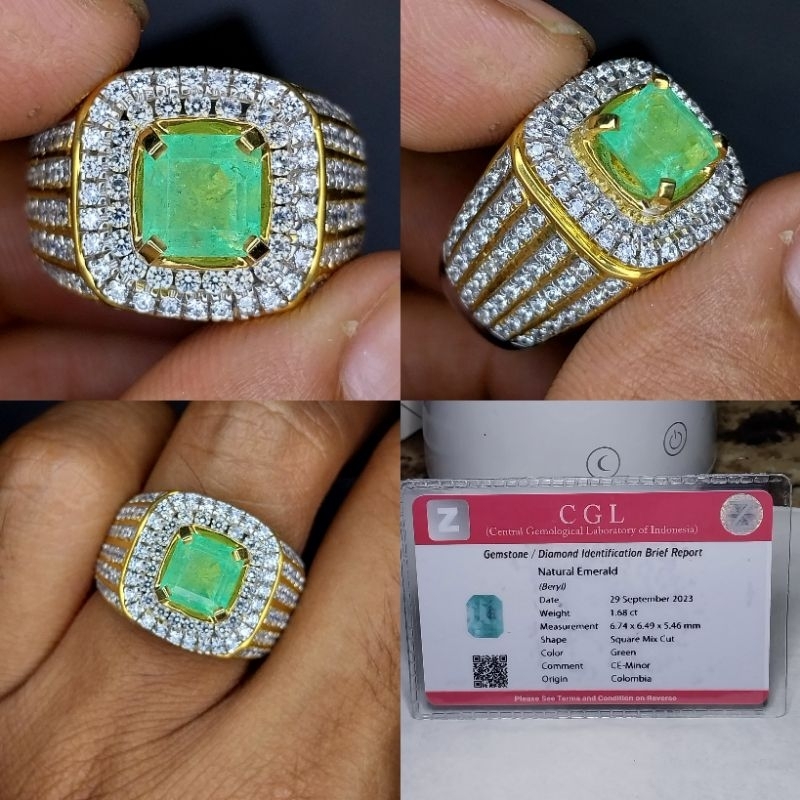 NATURAL EMERALD BERYL. zamrud colombia