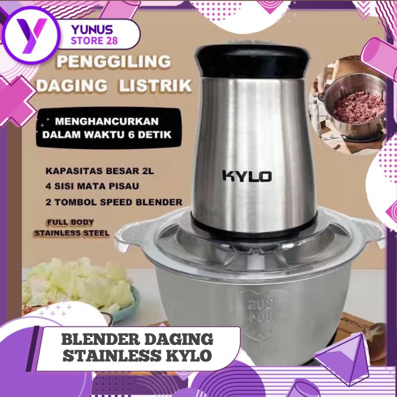 BLENDER DAGING STAINLESS KYLO/BLENDER DAGING STAINLESS 2LITER