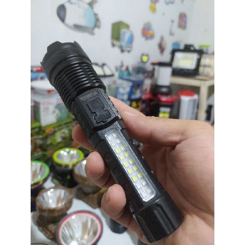 SENTER LED SWAT A76 ZOOM CAHAYA SUPER TERANG