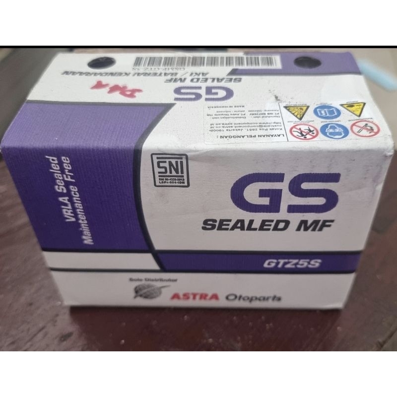 Aki GS Astra GTZ5S 12V3,5A