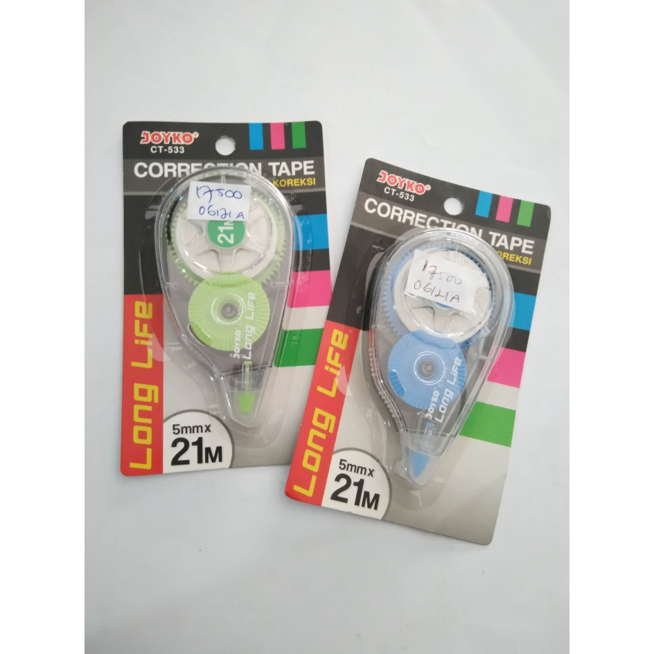 

Correction Tape / coorection kertas Joyko CT-533 Long Life