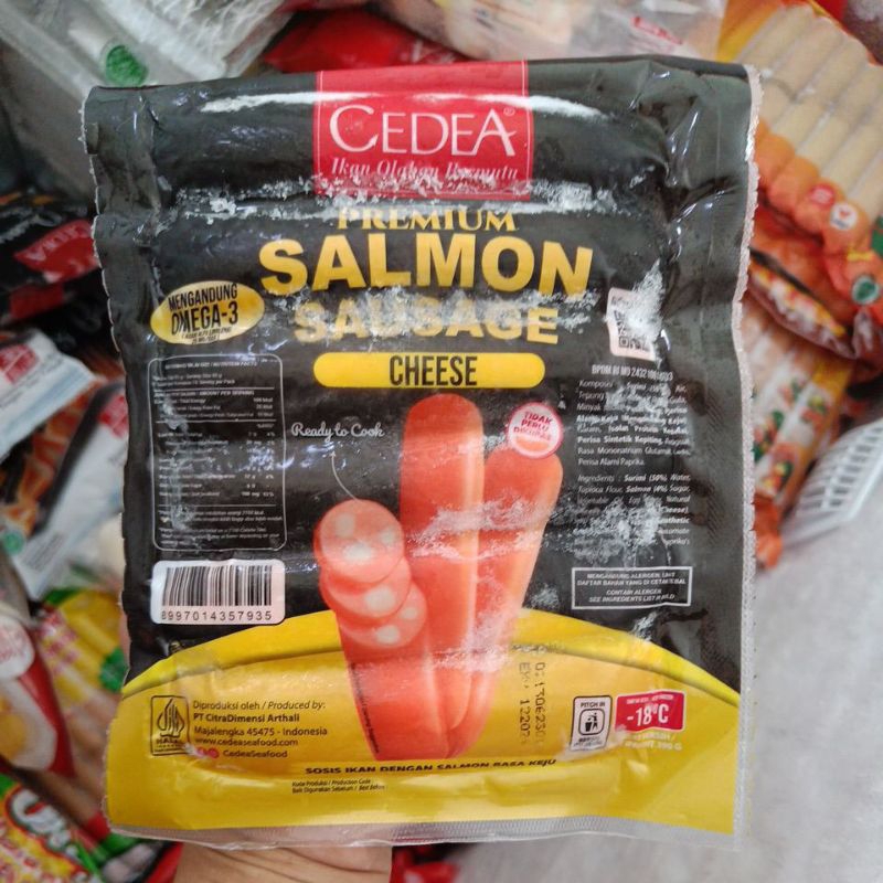 

CEDEA sosis keju Salmon Sausage Cheese isi 6