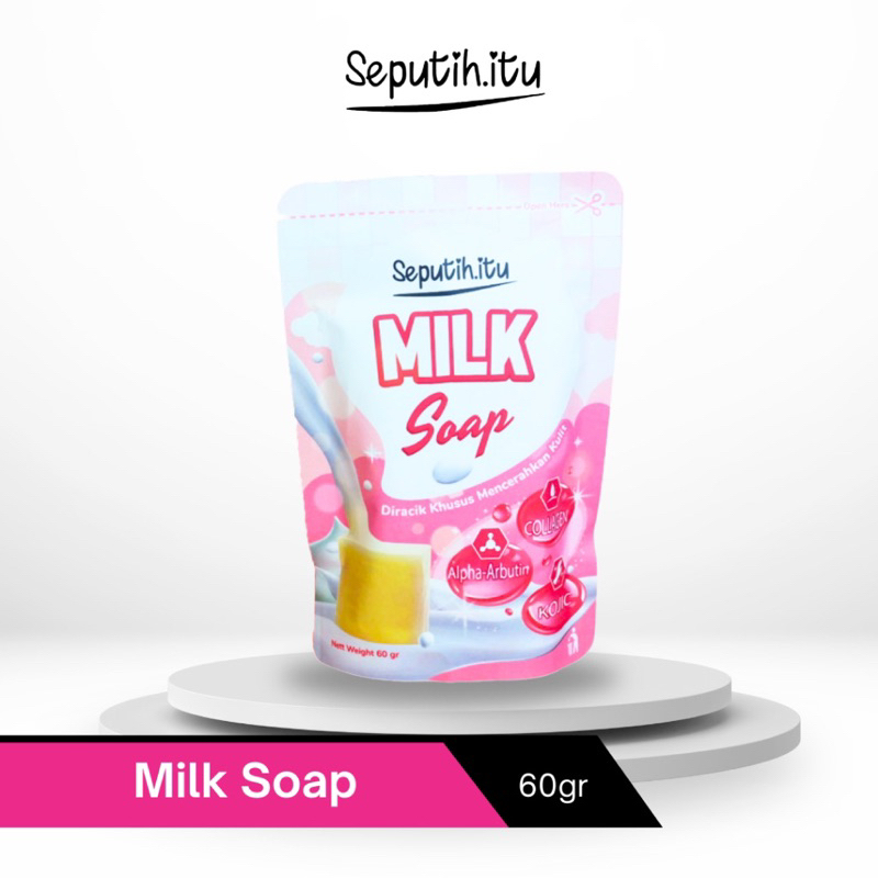 sabun seputih itu milk whitening soap BPOM ORIGINAL
