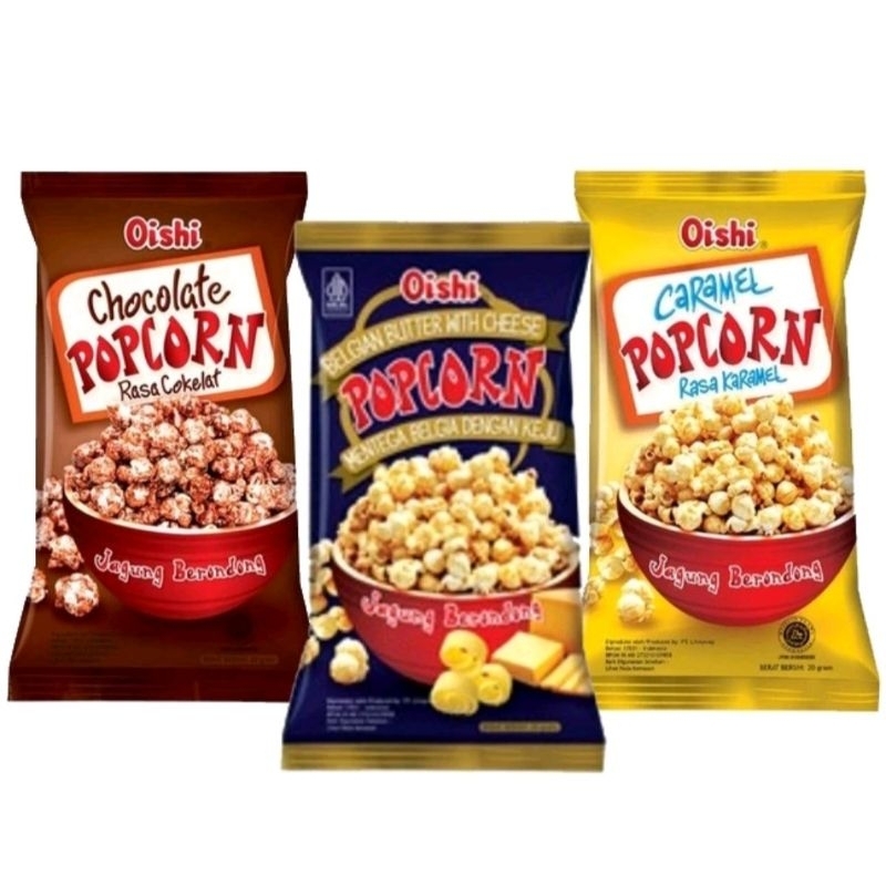 

Oishi Popcorn Renceng ( 1renceng isi 10pcs)