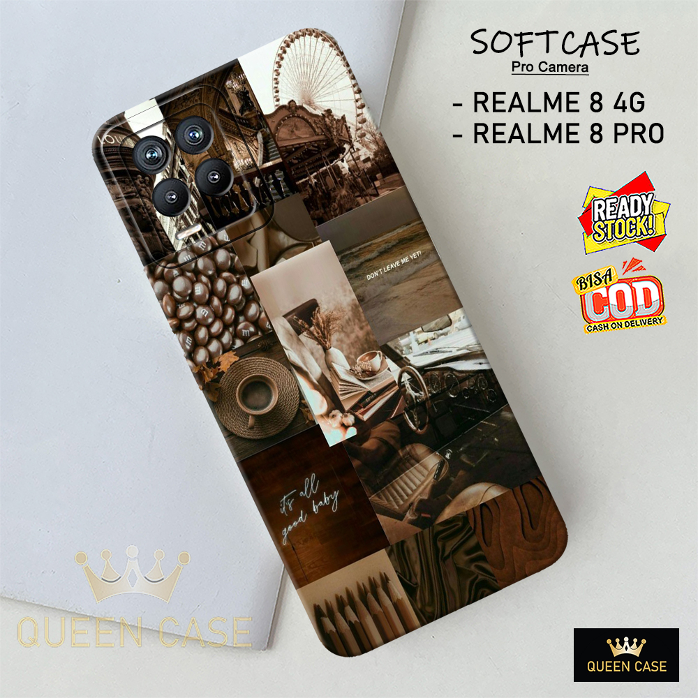 Case Hp REALME 8G / REALME 8 PRO Terbaru Motif AESTHETIC Bahan Softcase Silikon Lentur & Tebal