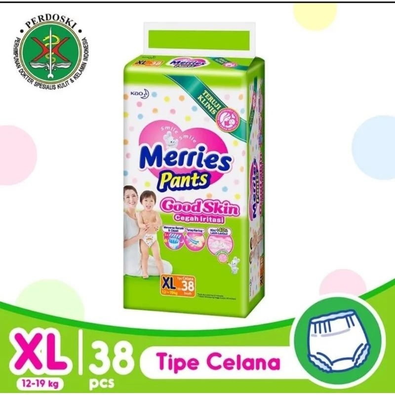 Popok Merries XL38
