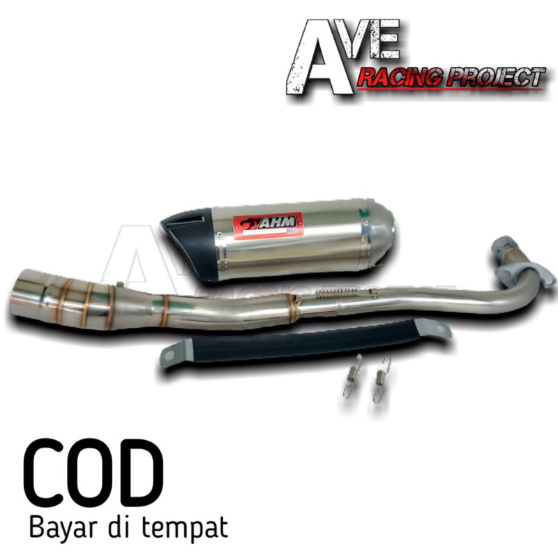 KNALPOT RACING AHM JUPITER MX, MX KING, JUPITER.