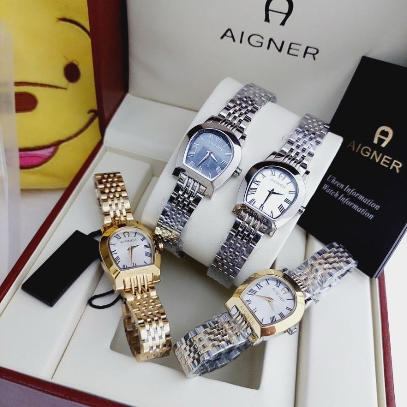 Aigner Verona Nuovo Original A22200 Free Box Ori Jam Tangan Wanita