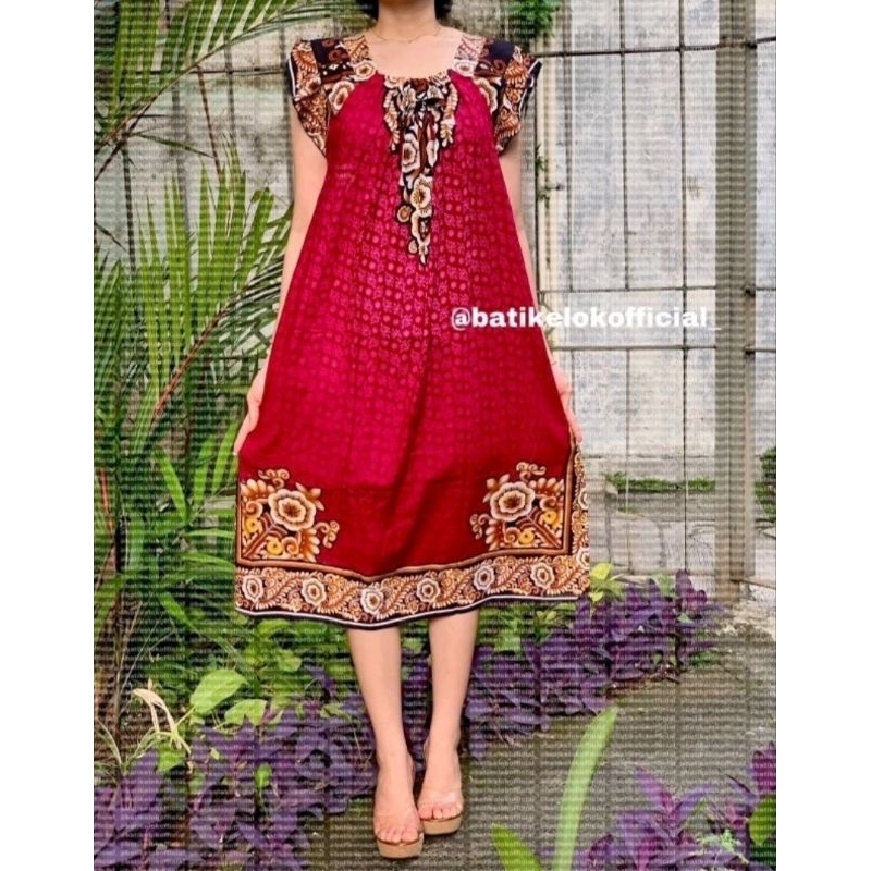 DASTER BATIK ELOK MODEL TANGAN SUSUN