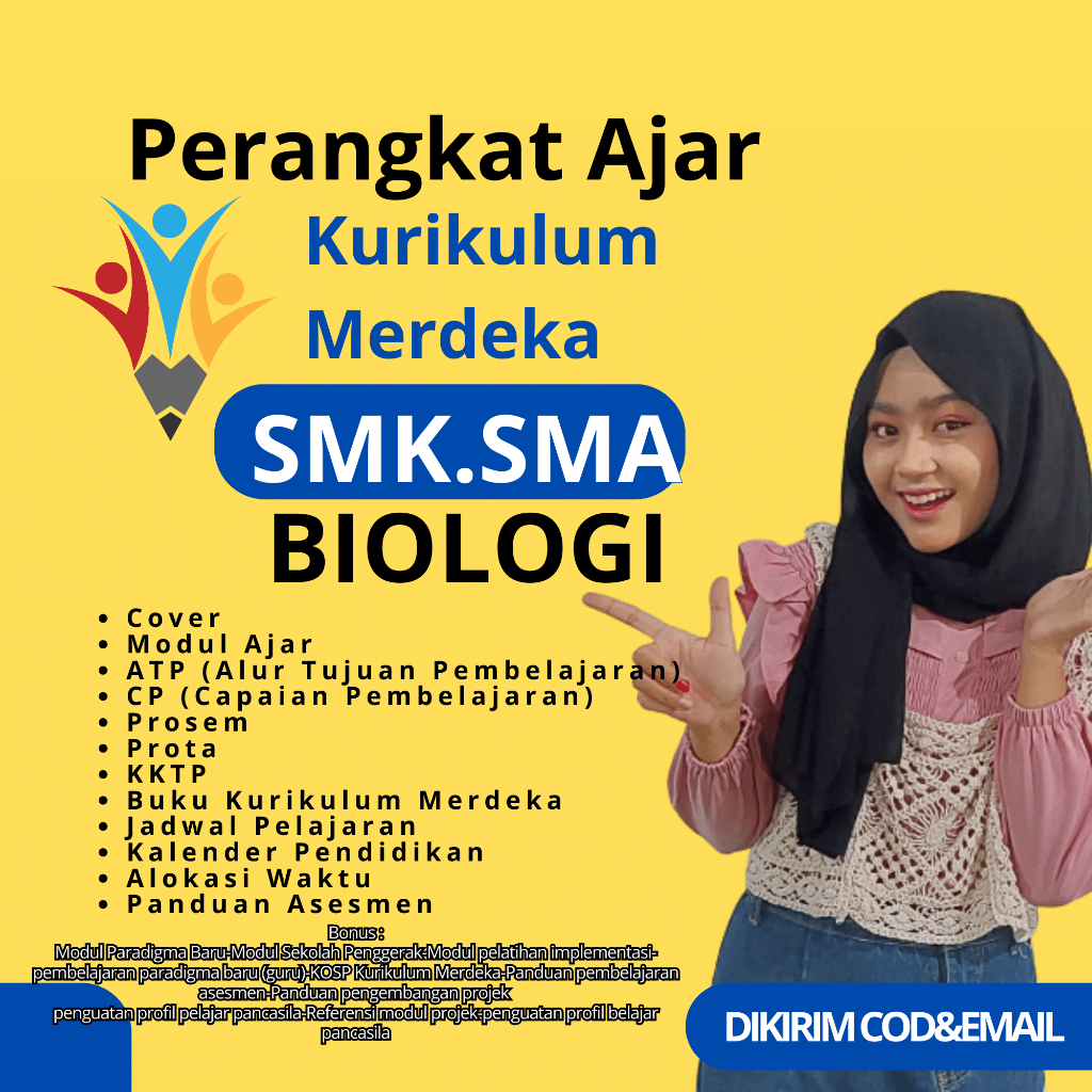 

MODUL AJAR BIOLOGI KURIKULUM MERDEKA SMA/SMK FASE E-F