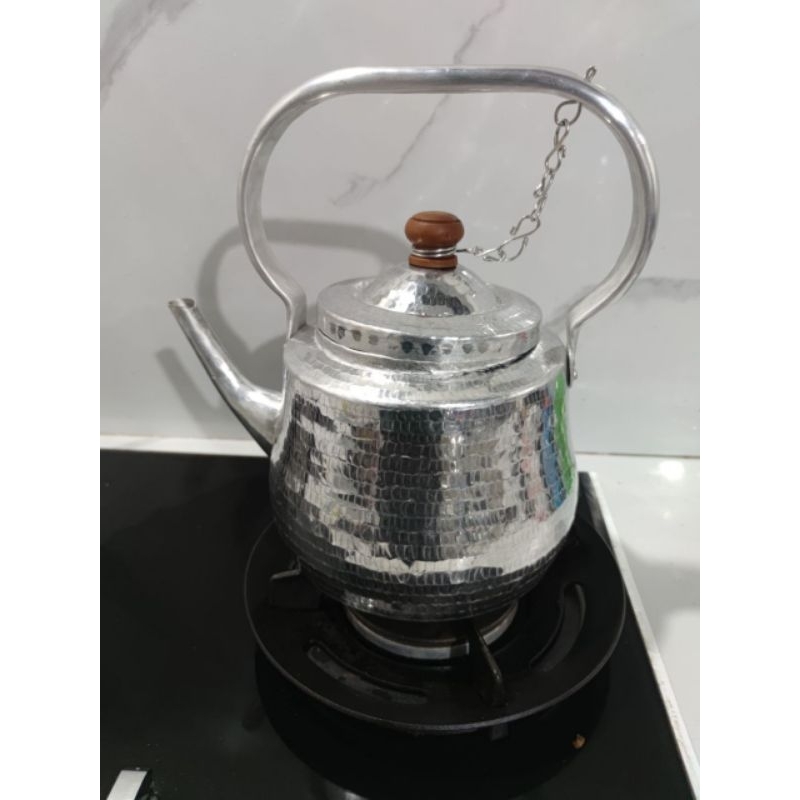 teko ceret air 3 liter alumunium tempa tebal anti karat