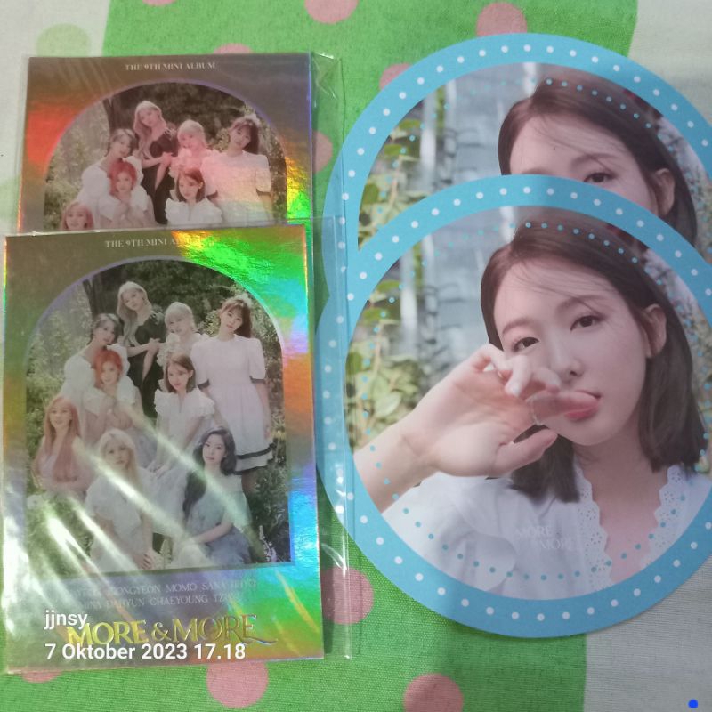 PHOTOCARD COASTER CARD CC NAYEON - THE MOST CARD GRUP TWICE MORE & MORE M&M