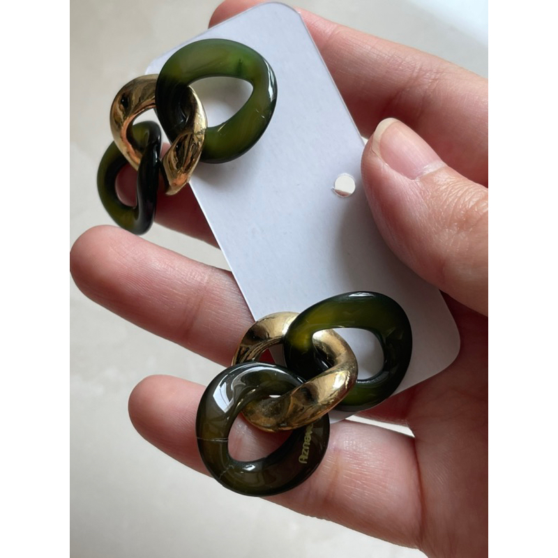 Vintage Y2K Chain Earrings Earring Anting Korea