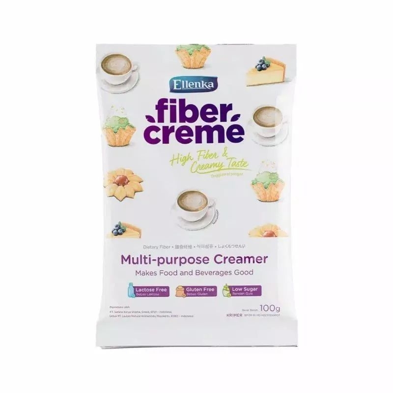 

Krimer Keto FIBER CREME Ellenka Creamer Sehat Pengganti Santan 100 gram