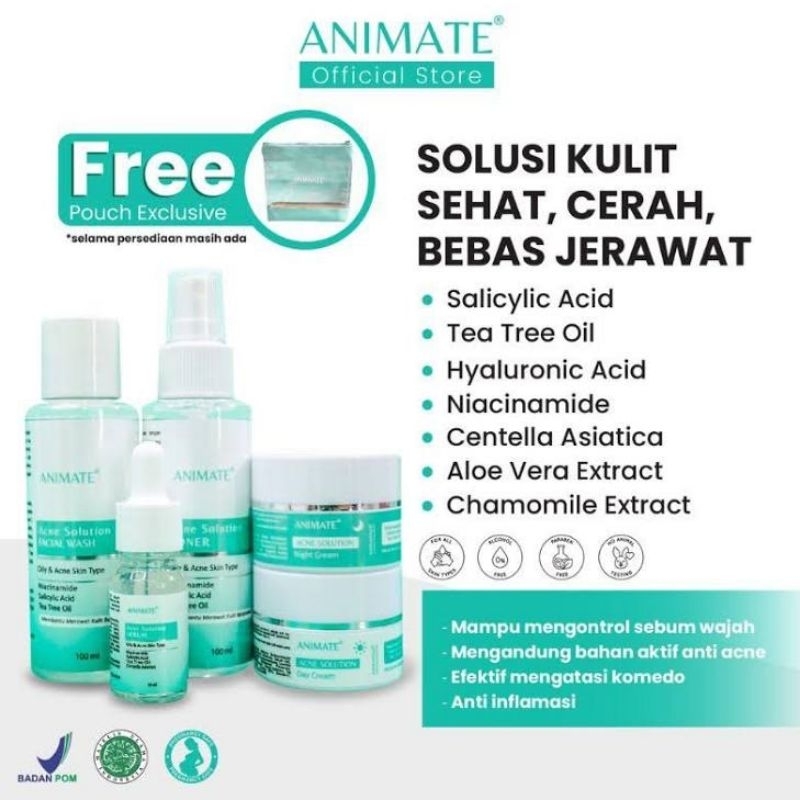 Animate Skincare Hijau Acne Prone
