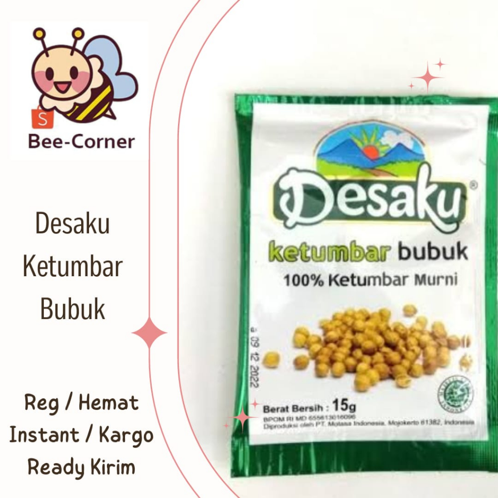 

Desaku ketumbar bubuk 12,5gr