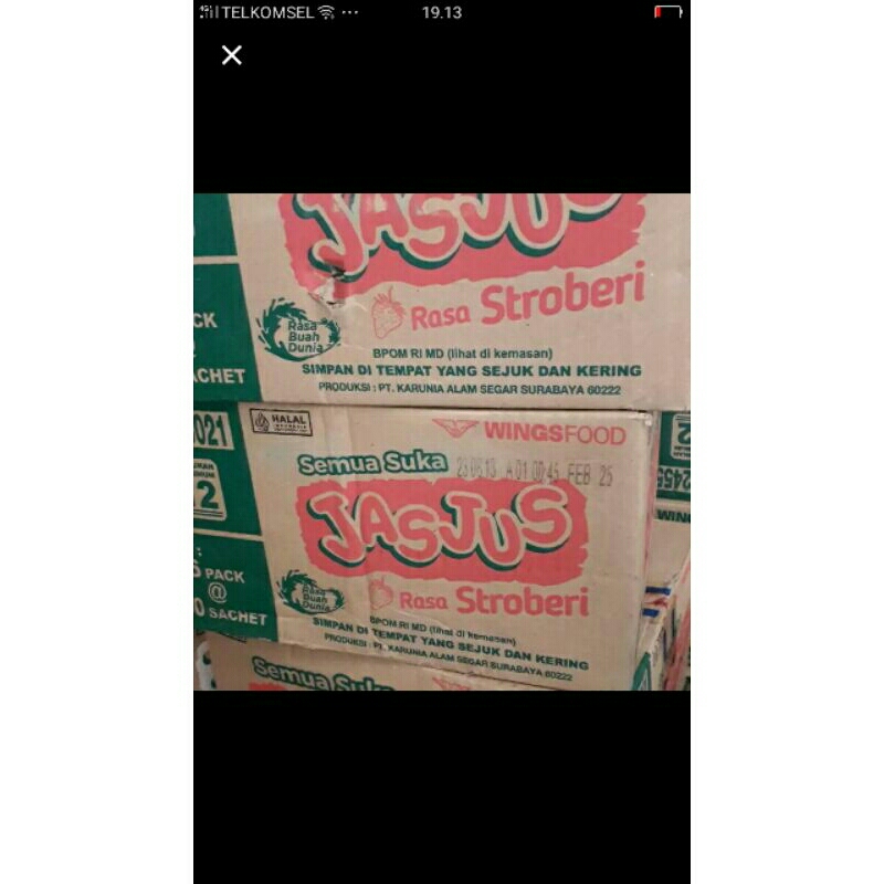 

jasjus strawberry 1 dus