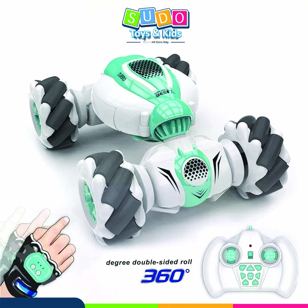 Mainan Mobil Remot Stunt 360 Derajat Dengan Sensor Gerak Tangan