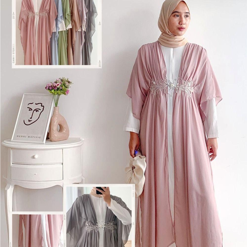 Gracia Dress Syakila- Busana Muslim Wanita Dress- Gamis Berpayet
