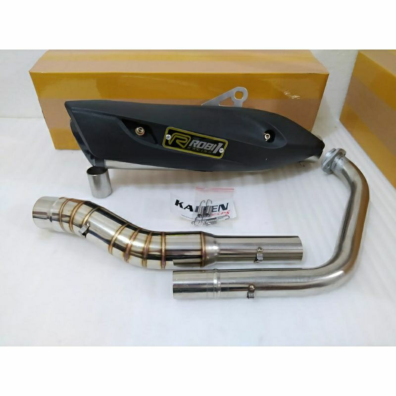 Knalpot ROB1 bobok standar racing pnp CB150R New