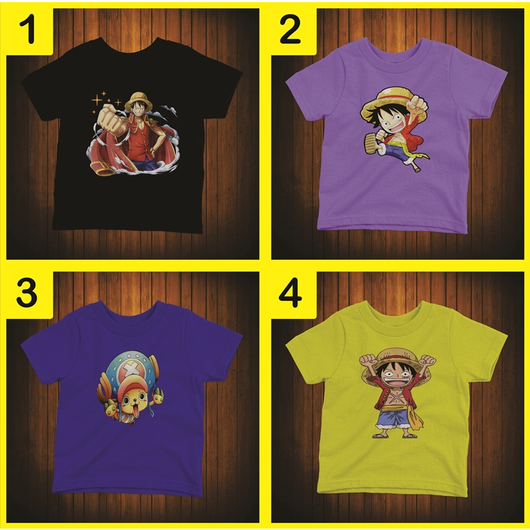Kaos One Piece Kaos Anak Kaos OP Kaos Anak Custom Kaos Anak Desain Nama Kaos Bayi Kaos Polos Kaos An