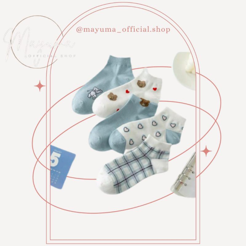 Kaos Kaki Motif Tebal Kaos Kaki Fashion Wanita Import Murah