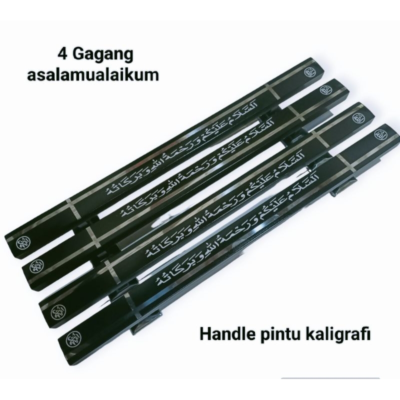 Handle pintu kaligrafi 1 Satu set handle pintu Gagang pintu kaligrafi 2 dua set Tarikan pintu rumah 
