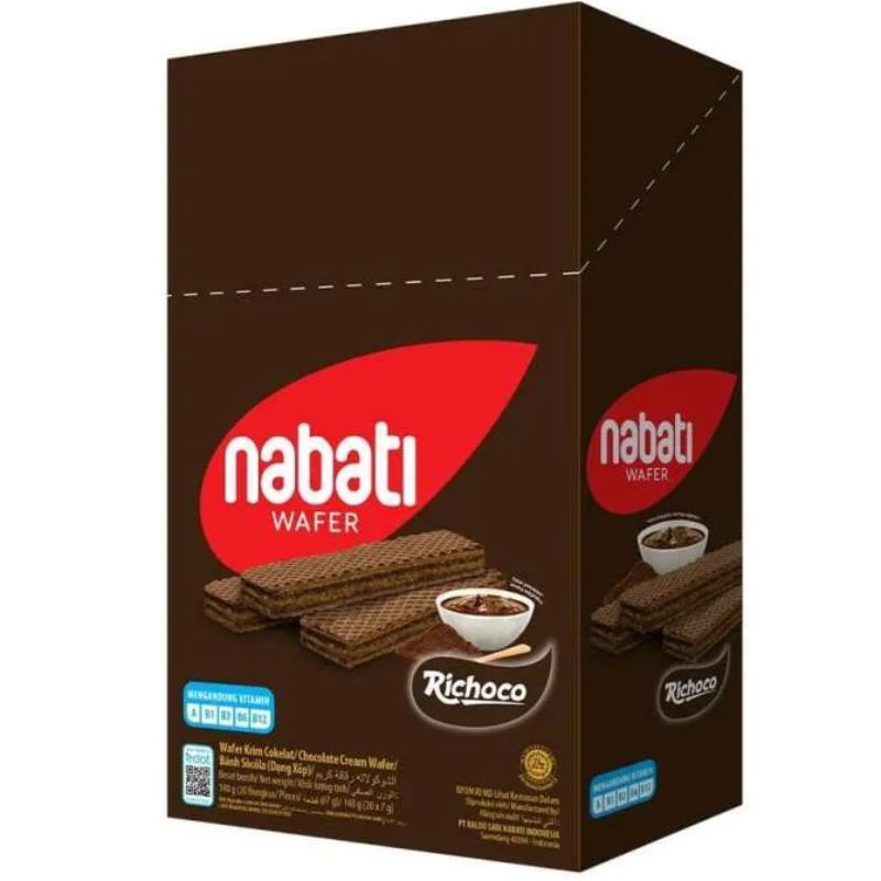 

Nabati Wafer Richocho 7gr, Nabati Wafer Richeese 7gr, Tango Wafer Royal Chocolate 7gr, Tango Wafer Vanila Delight 7gr