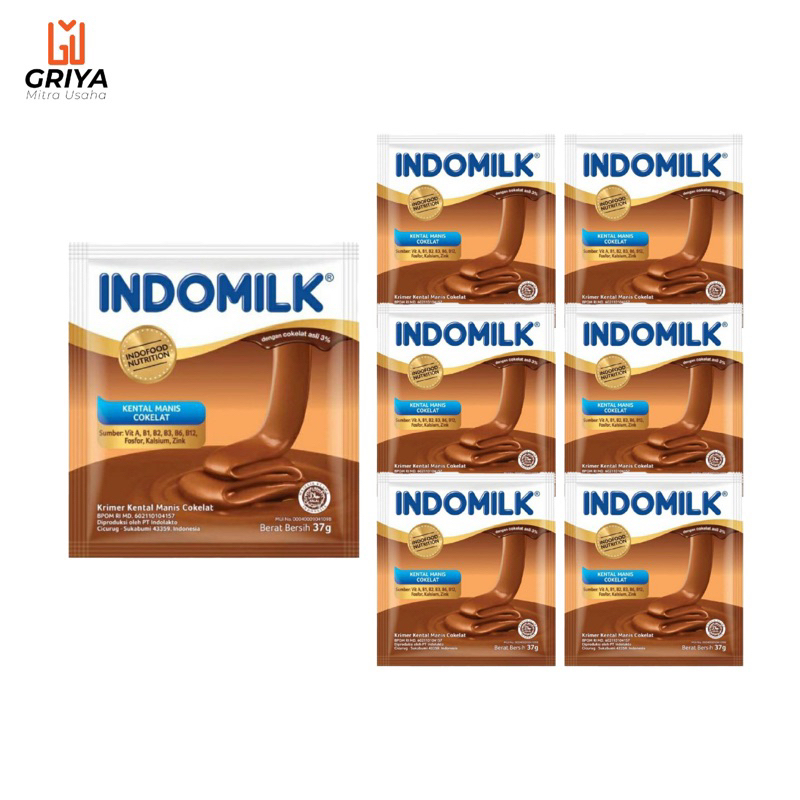 

Indomilk Susu Kental Manis Coklat isi 6 Pcs