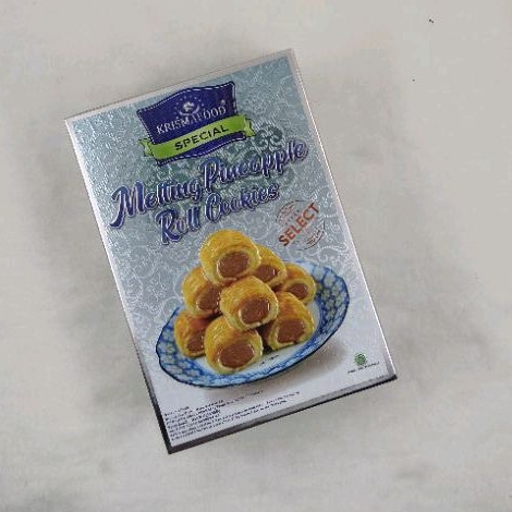 

Melting Pineapple Roll Cookies Krisma Food 160Gram