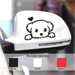 cutting stiker spion mobil lucu stiker anjing keren berkualitas