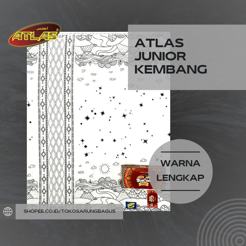 Sarung Atlas Junior Kembang
