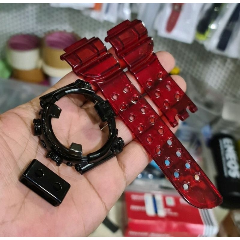 BNB FROGMAN DW 8200 BLACK RED BEZEL STRAP CASIO G SHOCK