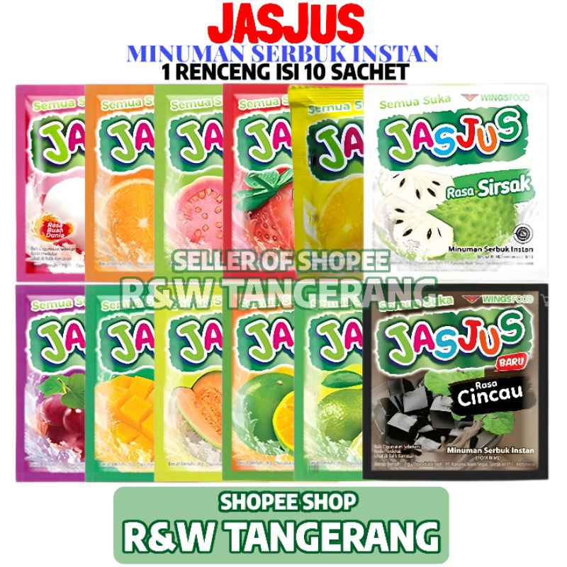 

Minuman Jasjus Serbuk 1 Renceng Isi 10 Sachet