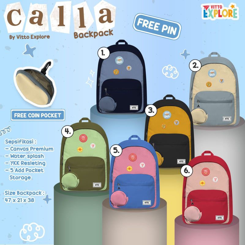 ready tas sekolah anak backpack calla by vitto