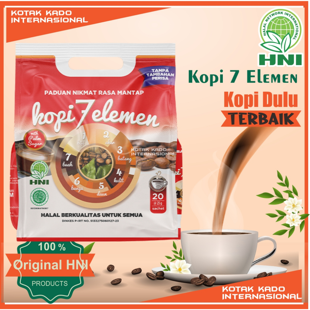 

Kopi 7 ELEMEN HNI HPAI isi 20 SACHET 500GR kopi stamina harian