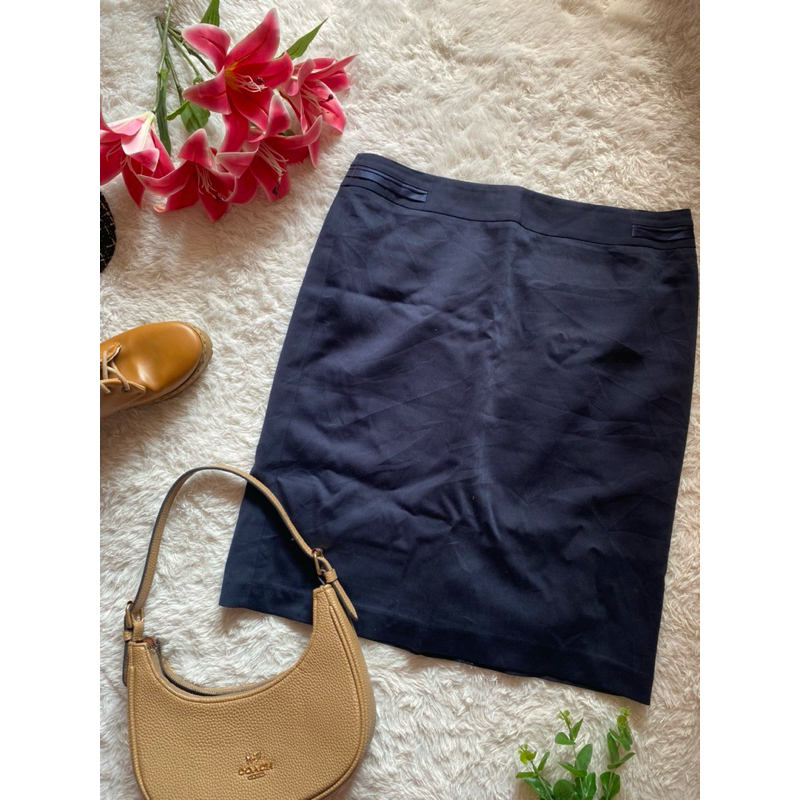 Bawahan Rok Biru Sekolah Mini Wanita