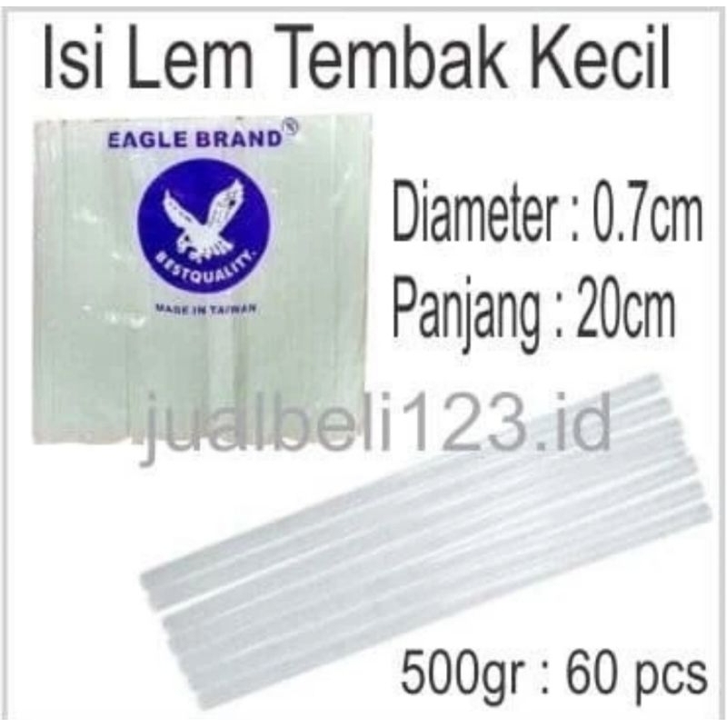 

Isi lem tembak glue gun kecil. Eagle Taiwan 0,5kg