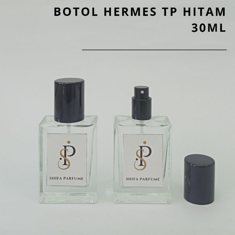 BOTOL PARFUM HERMES TP HITAM 30ML - Botol Parfum Hermes TP Hitam 30ml