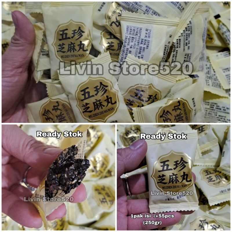 

Cemilan Diet Snack Sehat Wijen Hitam Walnut 250gr (isian -/+55pcs)