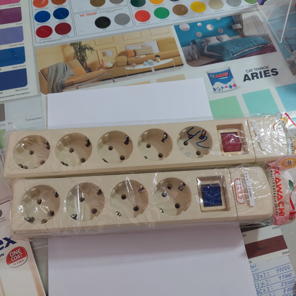 Kawachi Stop Kontak Saklar Switch On Off Tanpa Kabel