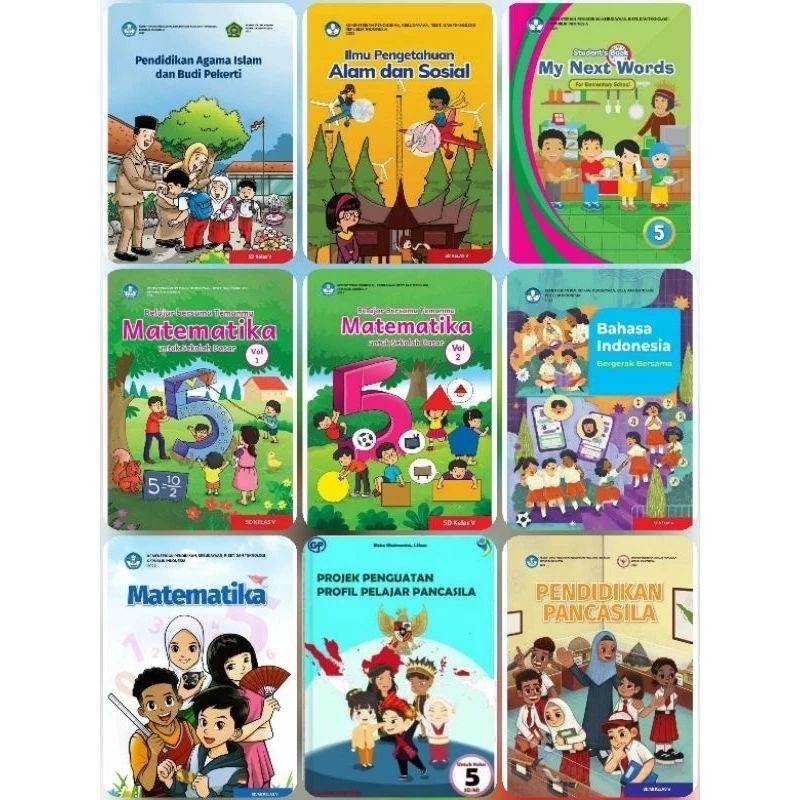 

TERBARU,BUKU KURMER SD/MI KELAS 5/BUKU KURIKULUM MERDEKA KELAS 5 VERSI KEMENDIKBUD