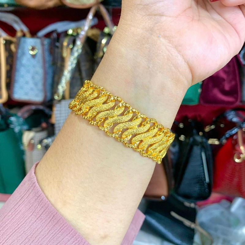 Gelang Rantai Lipan Dubai Gold Xuping Jewelry 2cm